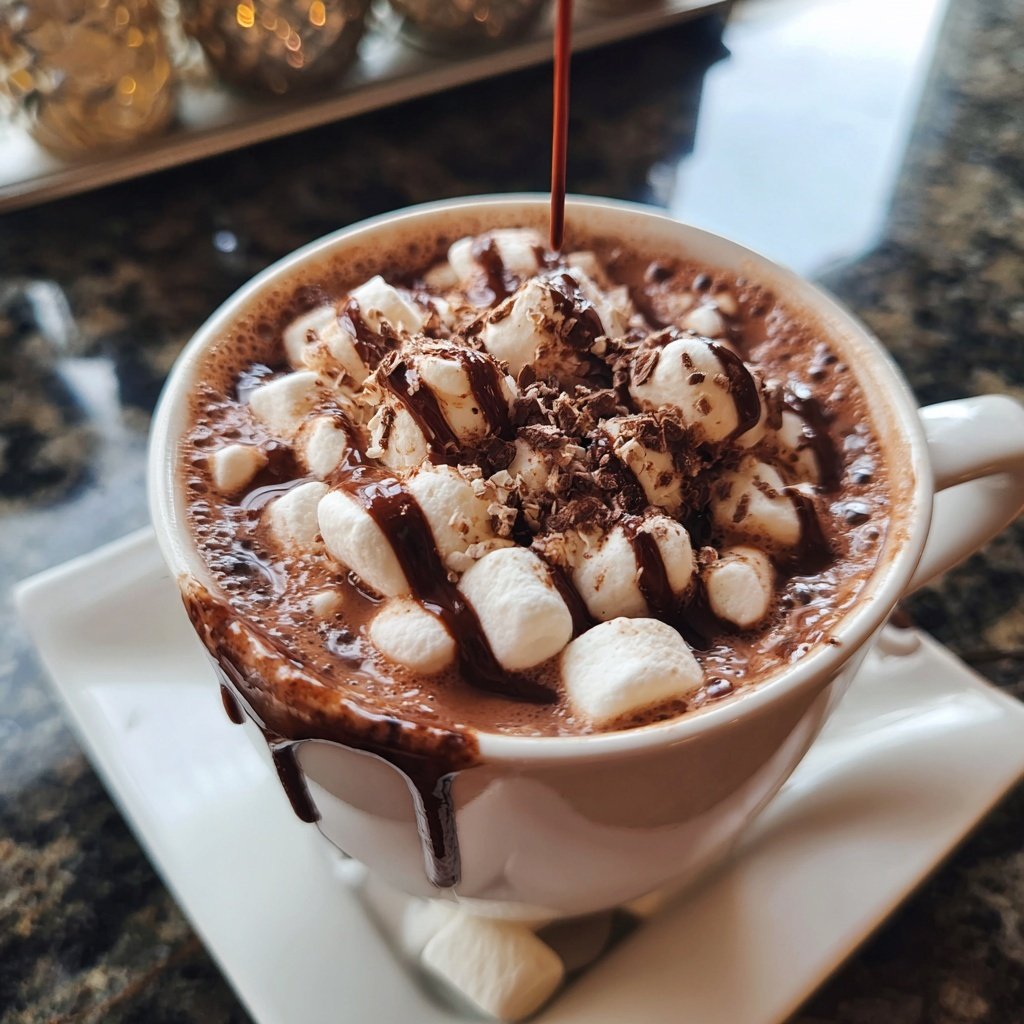 Simple Hot Cocoa Marshmallow Topping