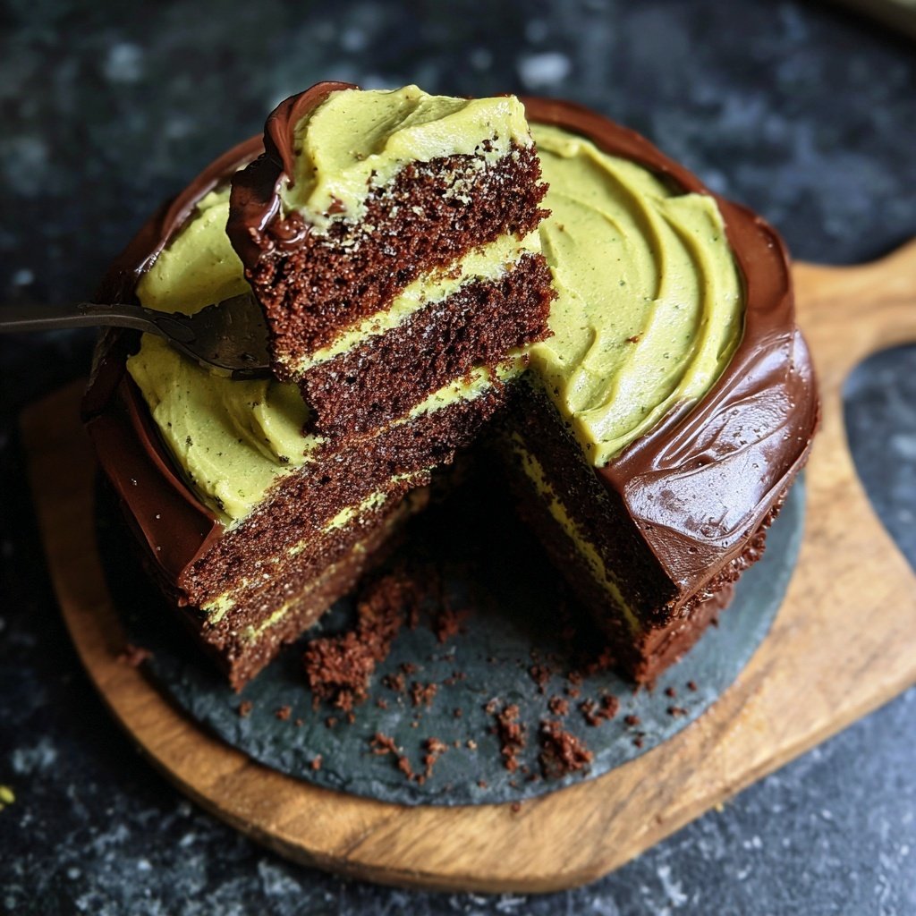 Choco-Avocado Cake Indulgence