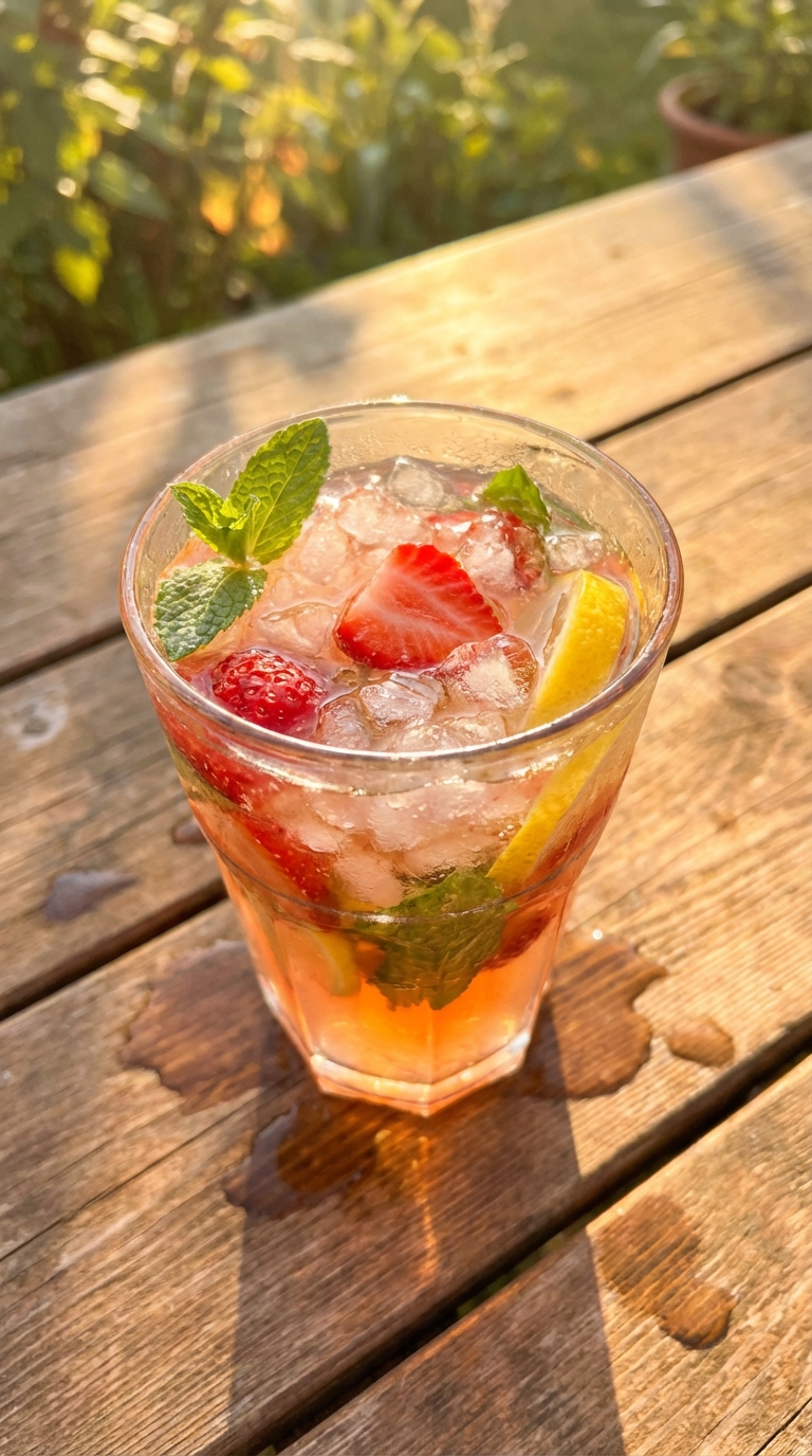 Refreshing Strawberry Mint Lemonade