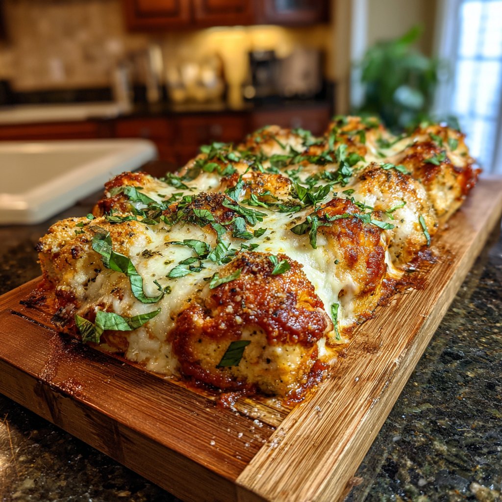Savory Chicken Parmesan Bake