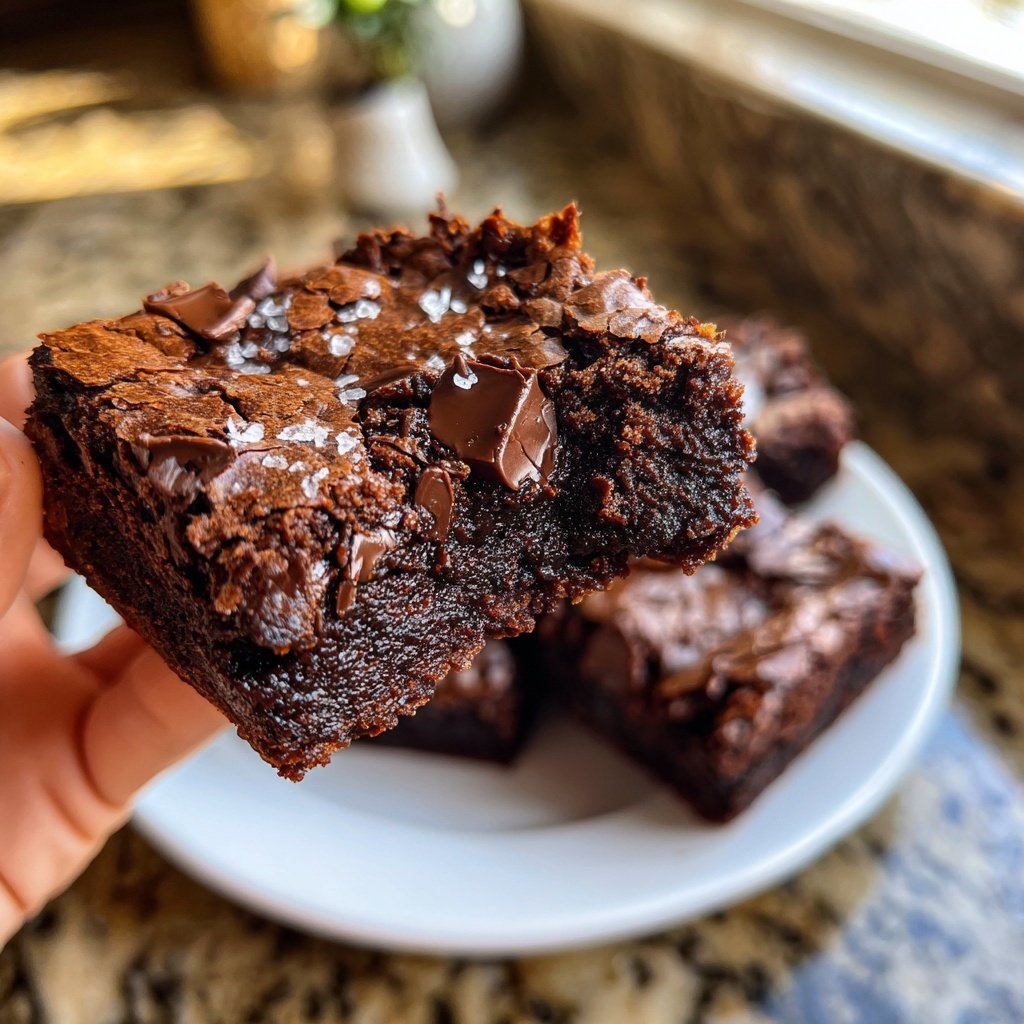 Chewy Cottage Cheese Brownies