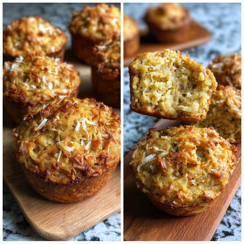 Banana Coconut Energy Muffins