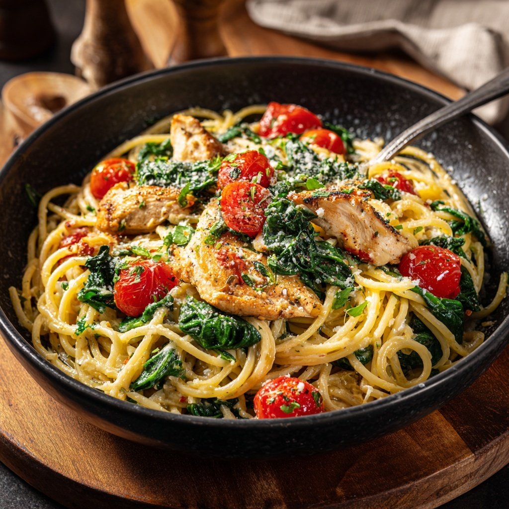 Easy Spring Chicken Pasta