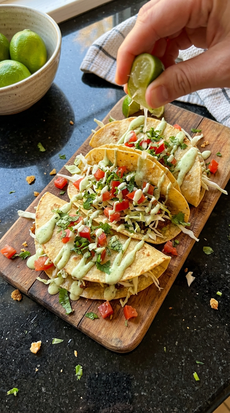 Chili Lime Aioli Tacos