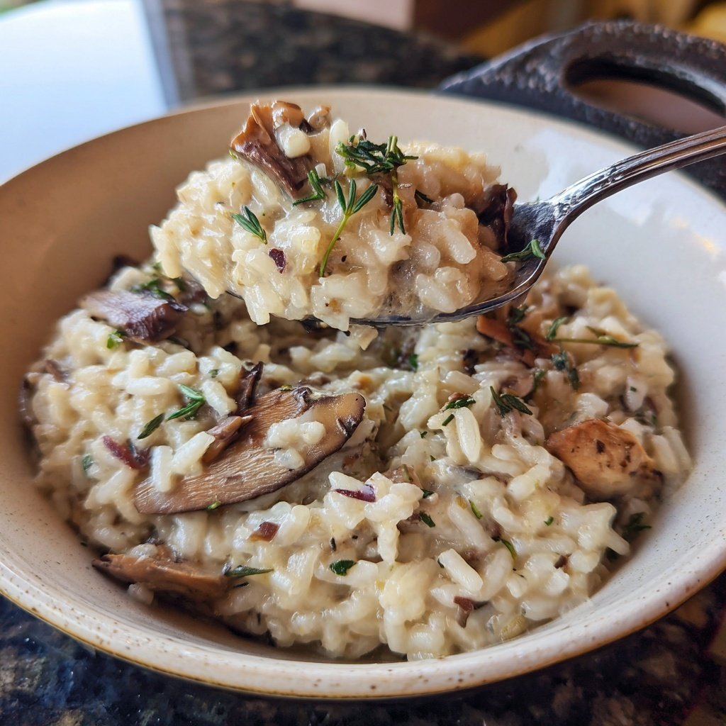 Creamy Wild Mushroom Risotto