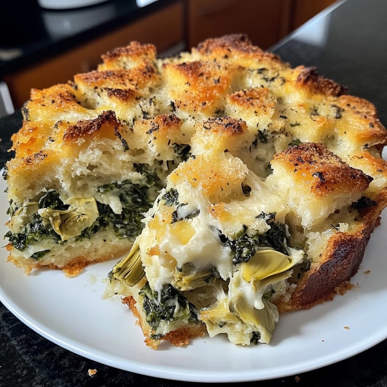 Spinach Artichoke Strata