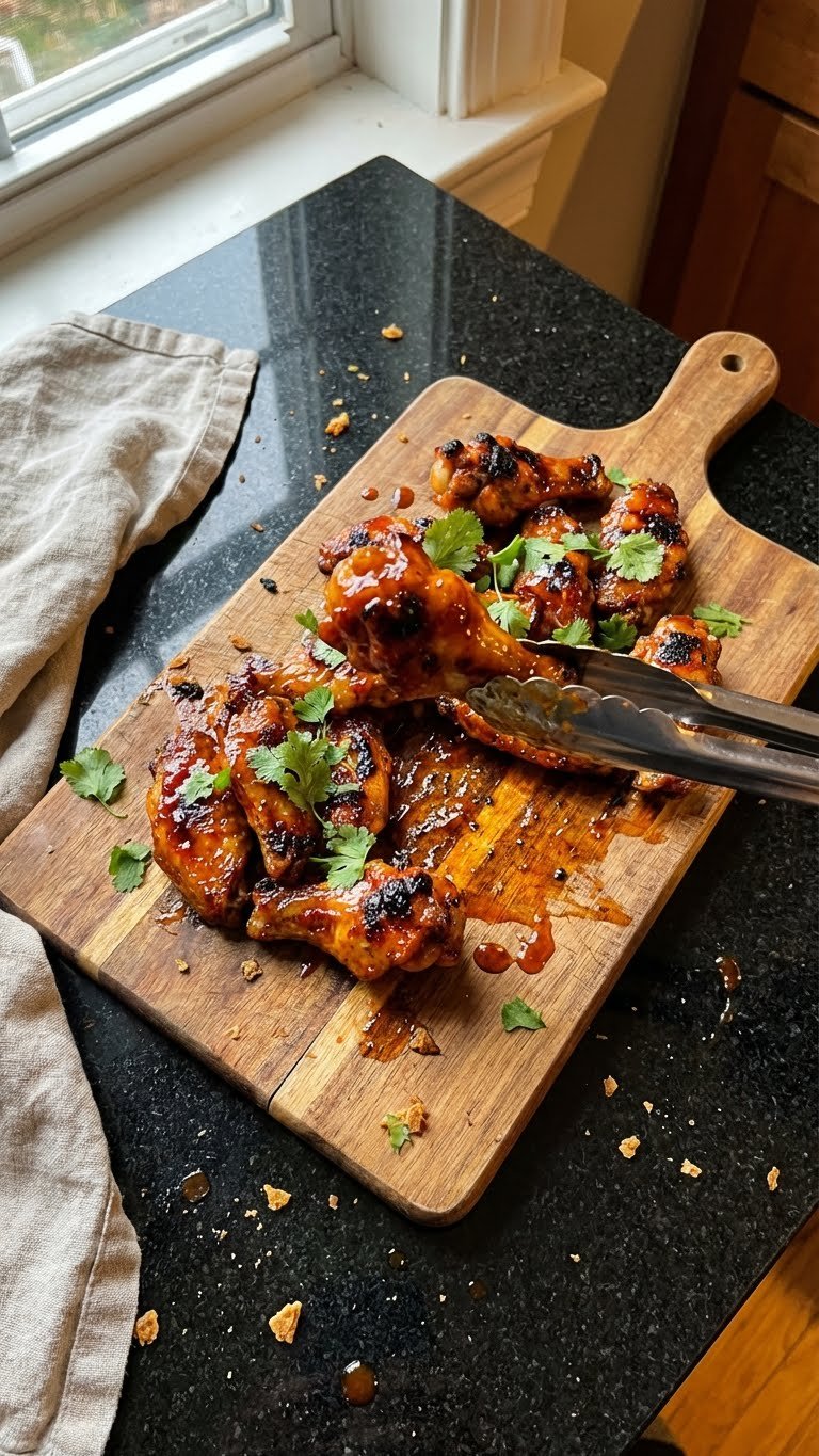 Spicy Honey Chipotle Wings