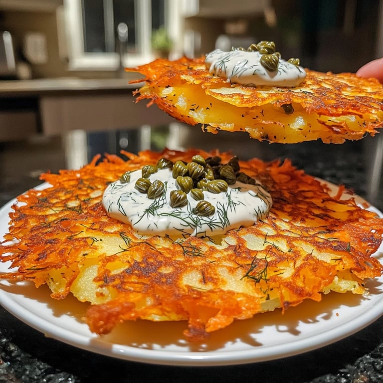 Smoked Salmon Potato Pancakes