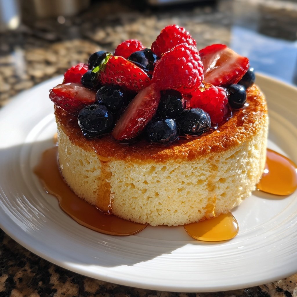 Fluffy Japanese Soufflé Hot Cakes