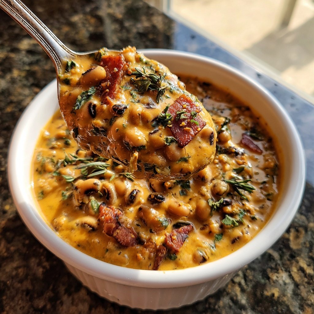 Creamy Southern Black Eyed Peas