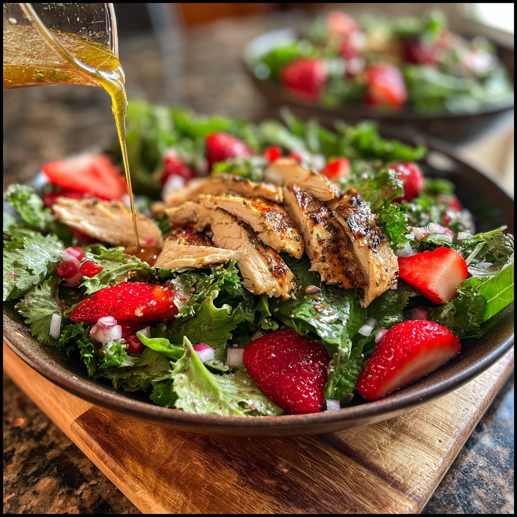 Savory Chicken and Strawberry Salad