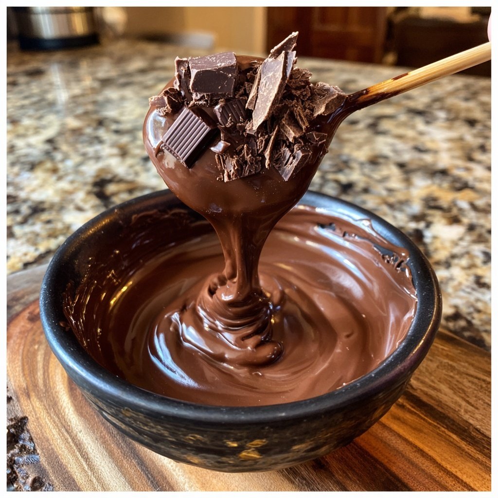 Amaretto Chocolate Fondue Indulgence