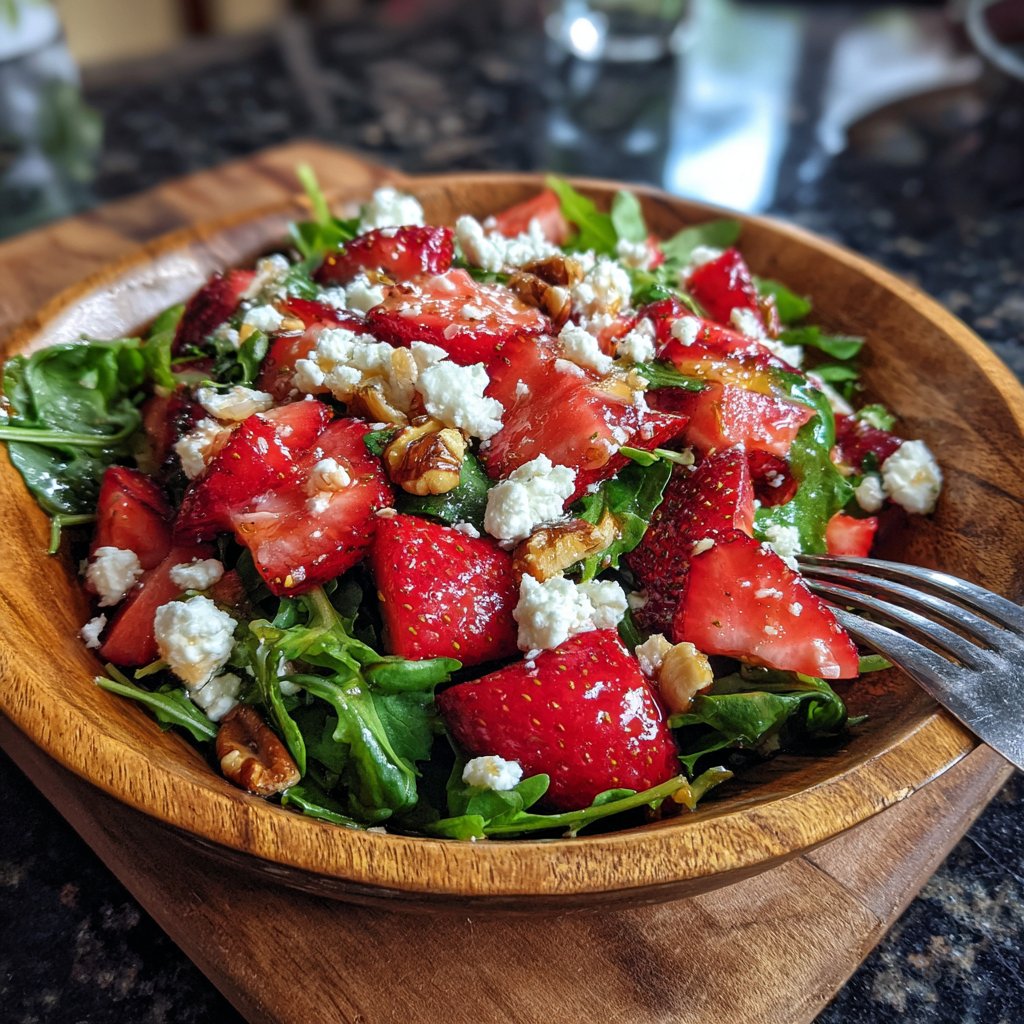 Refreshing Strawberry Salad with Feta