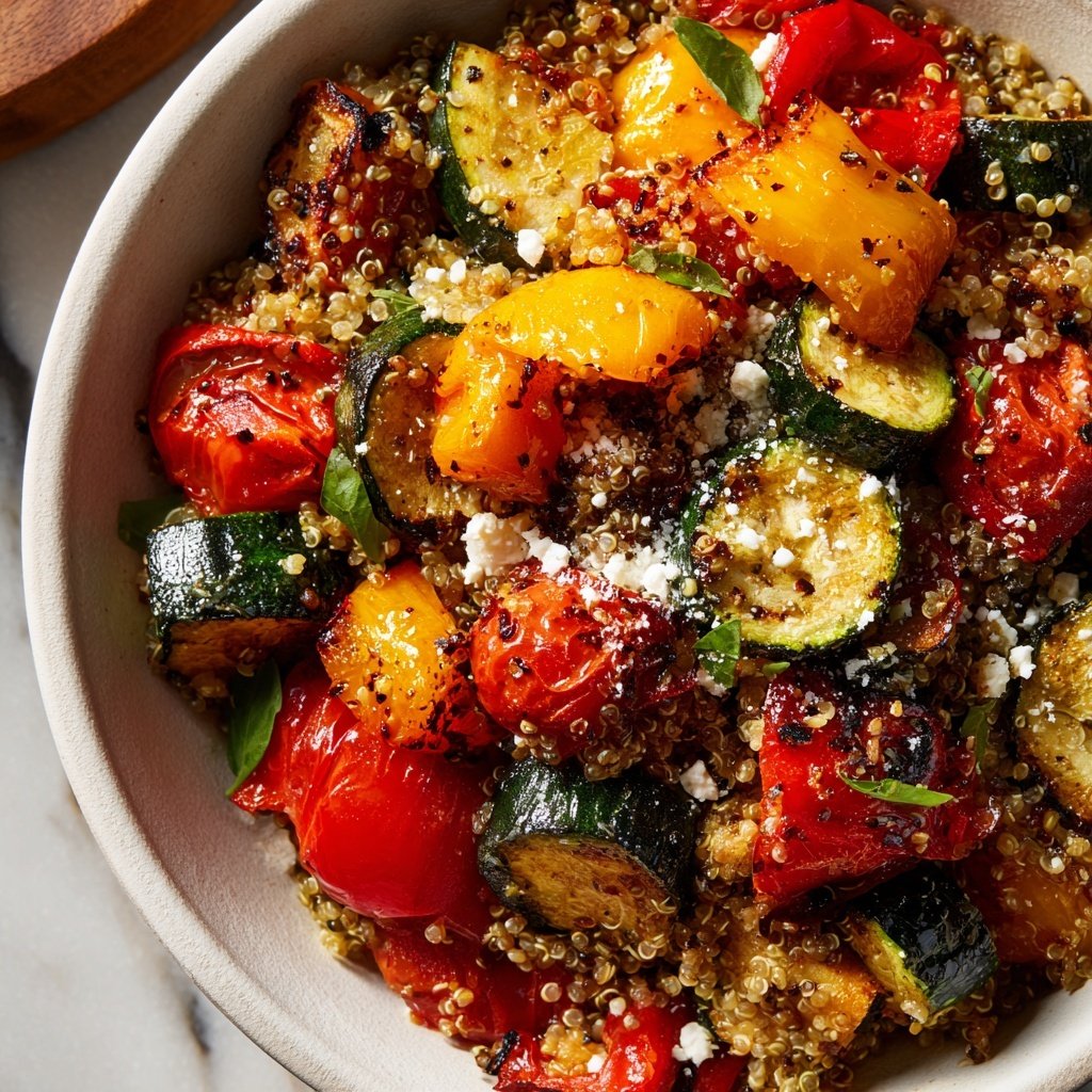 Roasted Vegetable Quinoa Salad