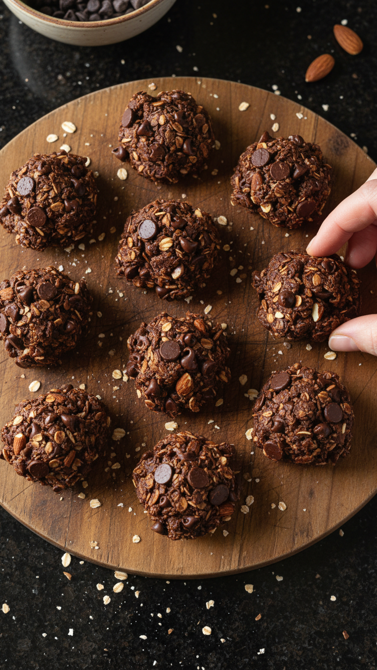 Chocolate Almond Energy Bites