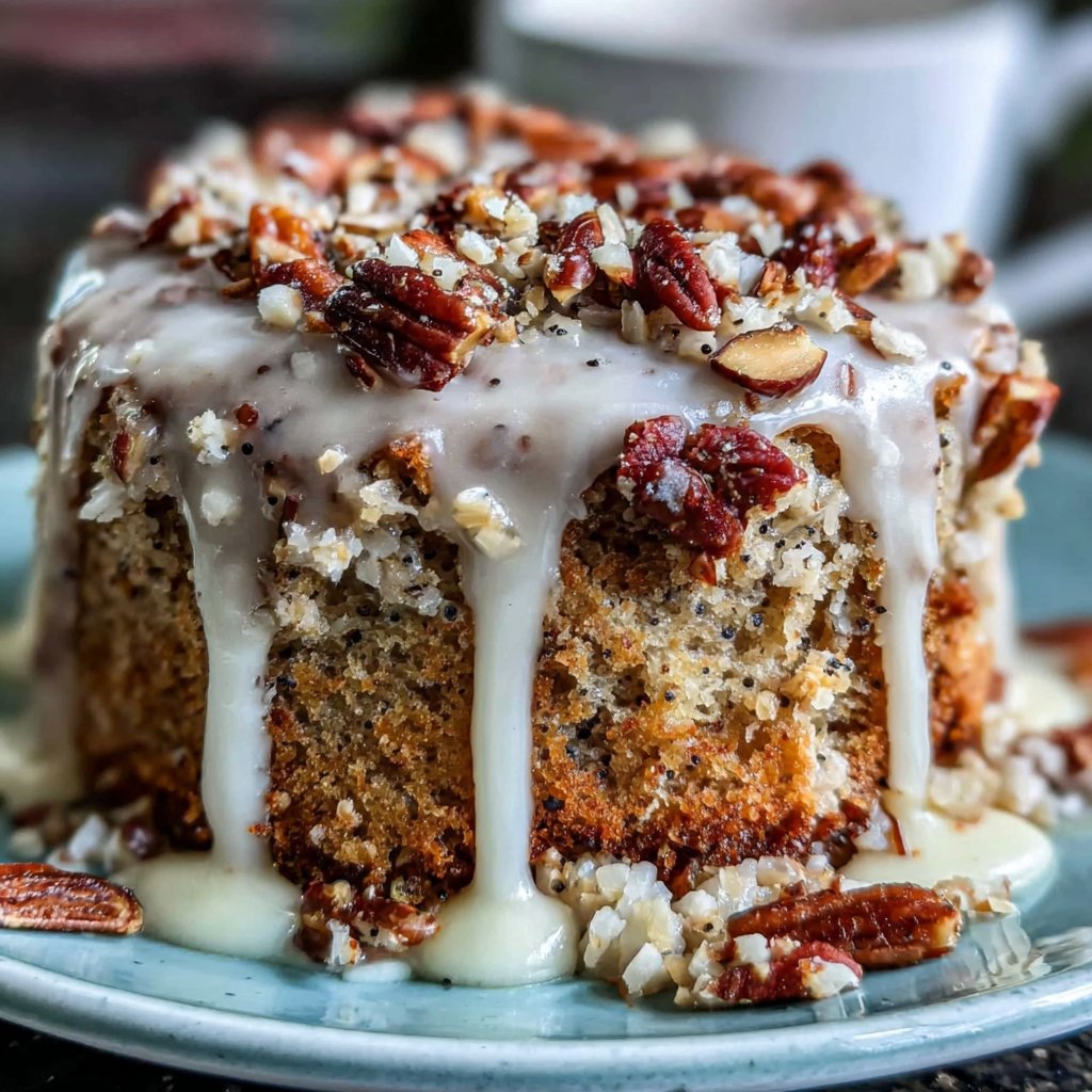 Almond Poppyseed Spring Cake