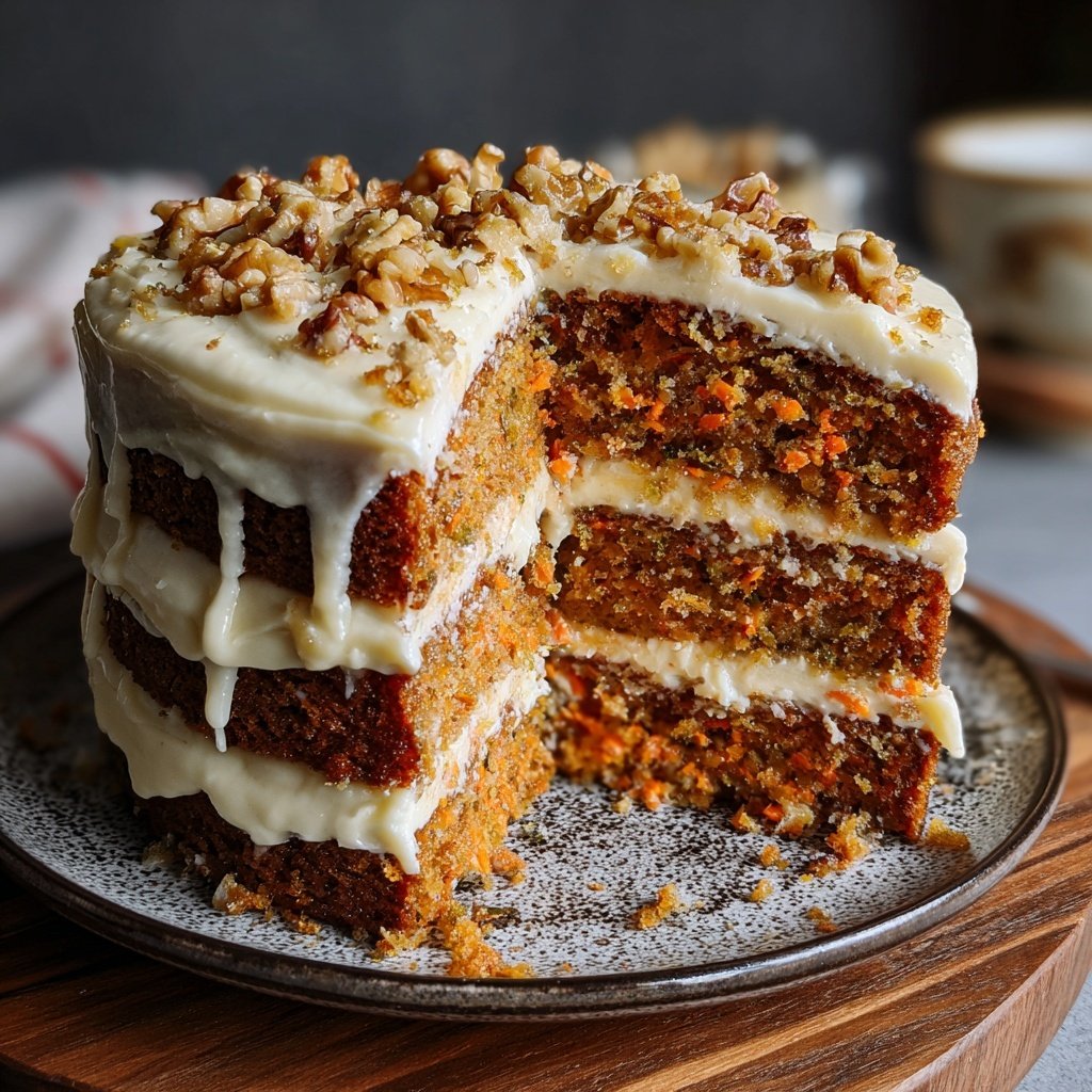 Carrot Layer Cake Elegance