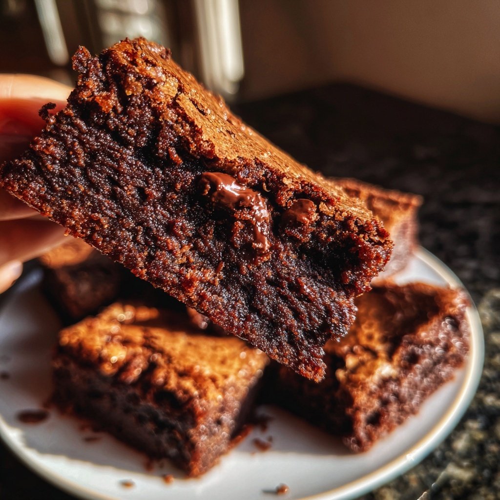 Chocolate Cottage Cheese Brownies Surprise