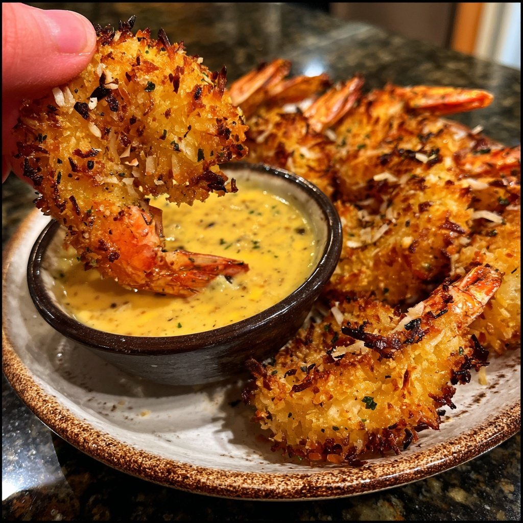 Crispy Coconut Shrimp with Dip