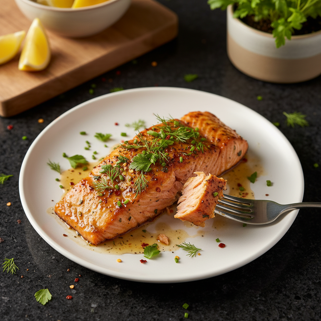 Elegant Grilled Salmon with Glaze