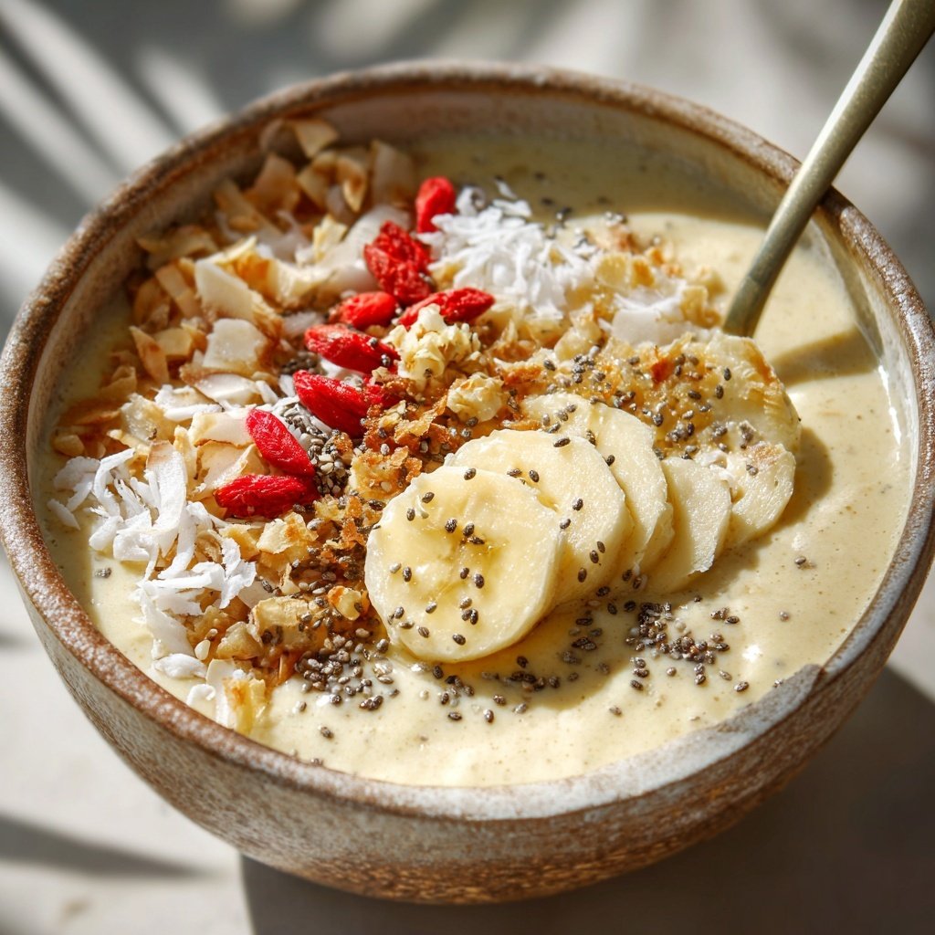 Banana Coconut Smoothie Bowl
