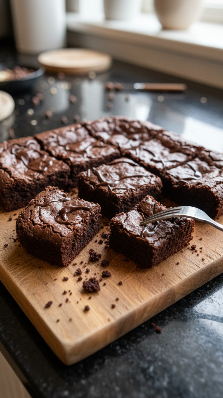 Flourless Chocolate Cake Brownies