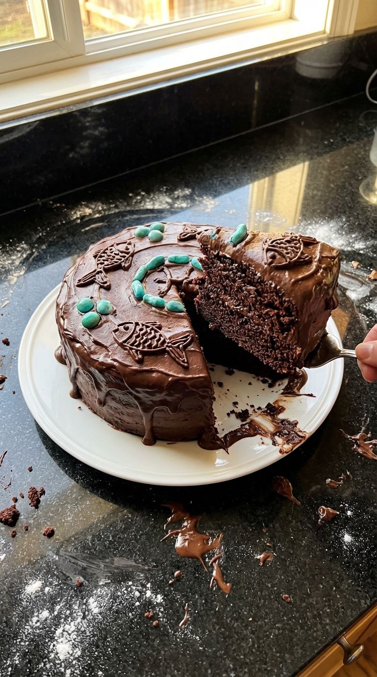 Chocolate Pisces Dream Cake