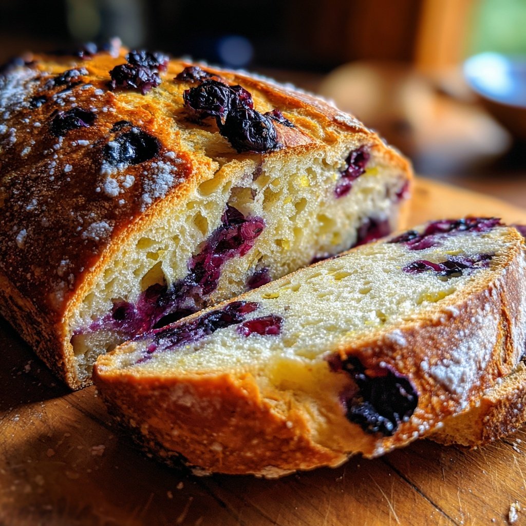 Make Ahead Blueberry Lemon Sourdough Freezer