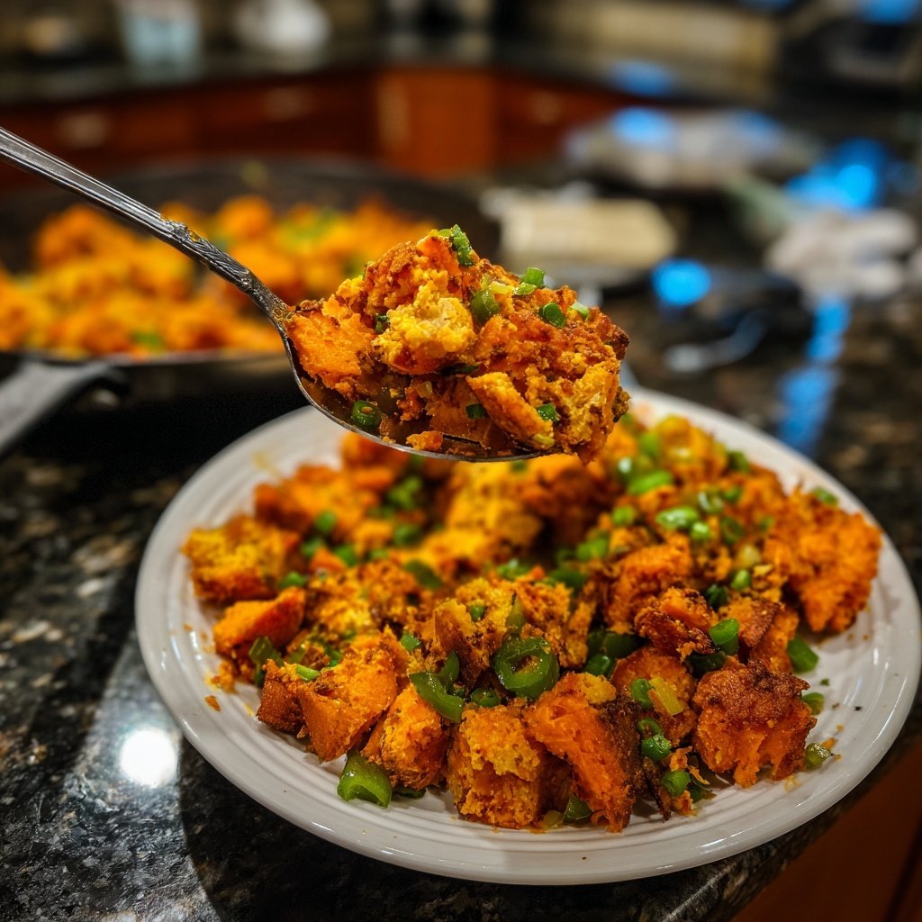 Salmon and Sweet Potato Hash
