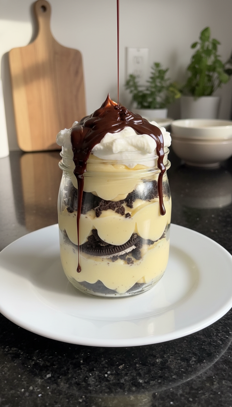 Rich Vanilla Pudding Parfait