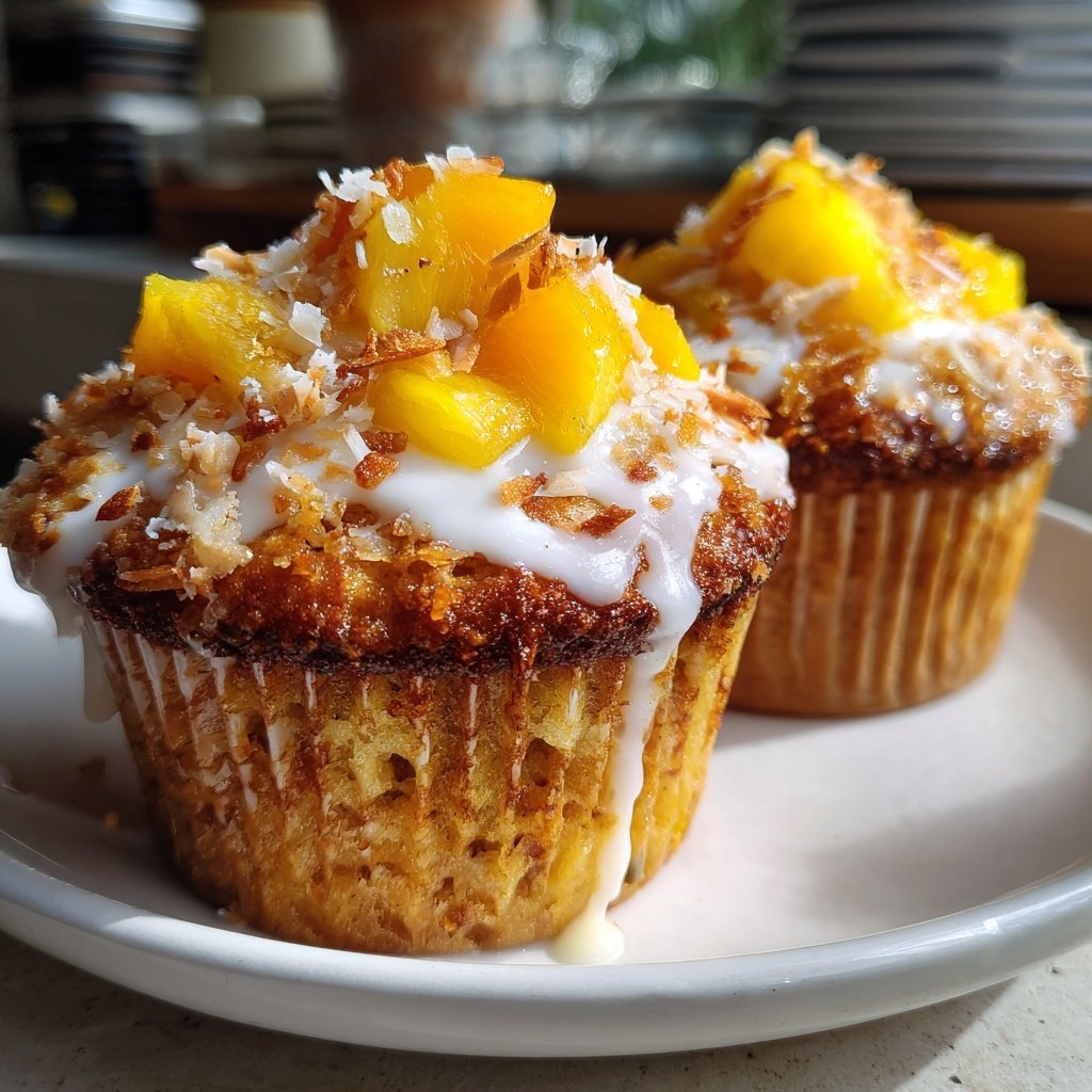 Tropical Fruit Cupcake Fantasy