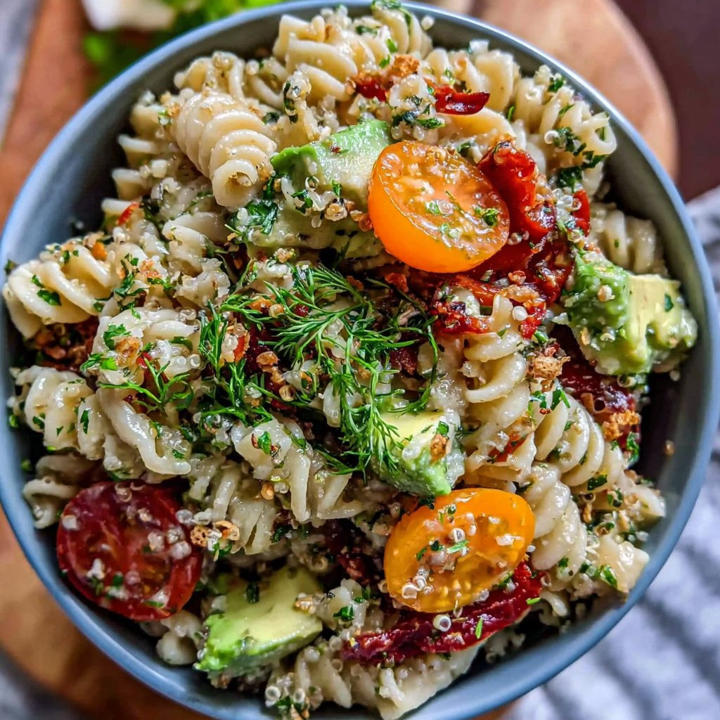 Savory Quinoa Pasta Salad