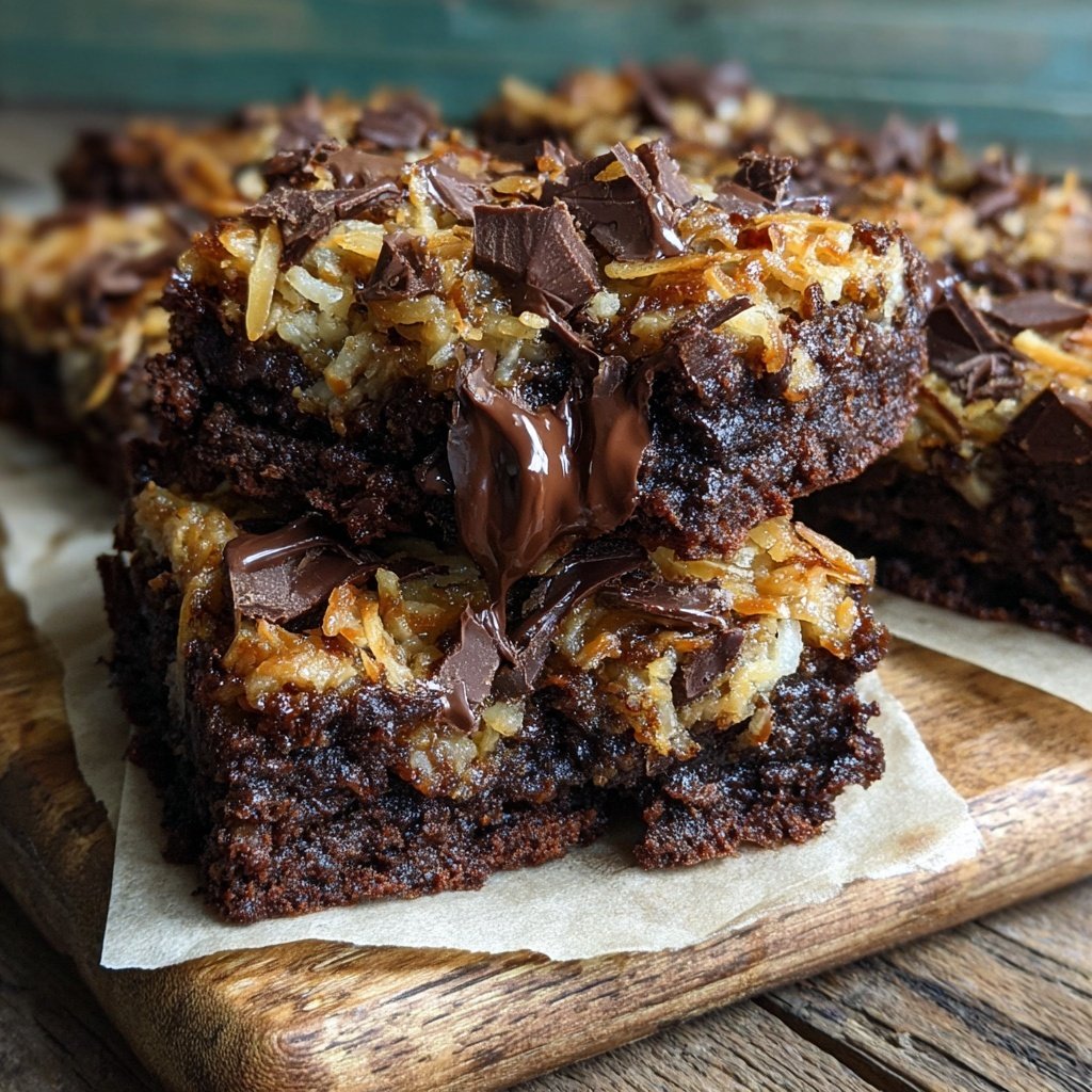Almond Joy Chocolate Brownies