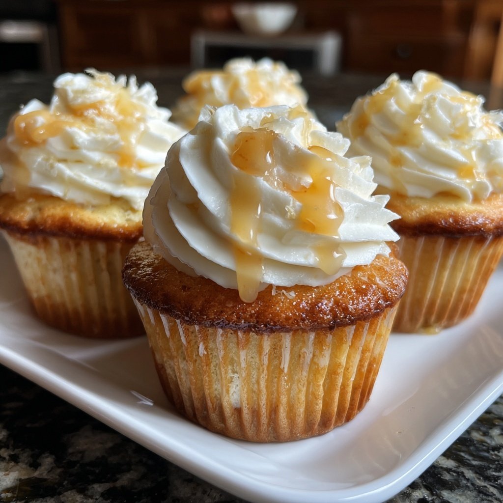 Lemon Curd Filled Cupcakes