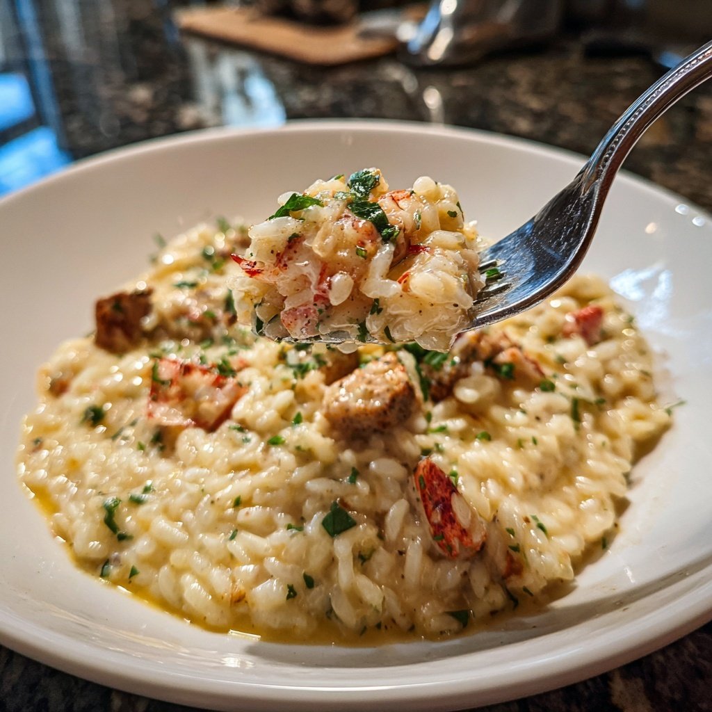 Steak and Crab Risotto