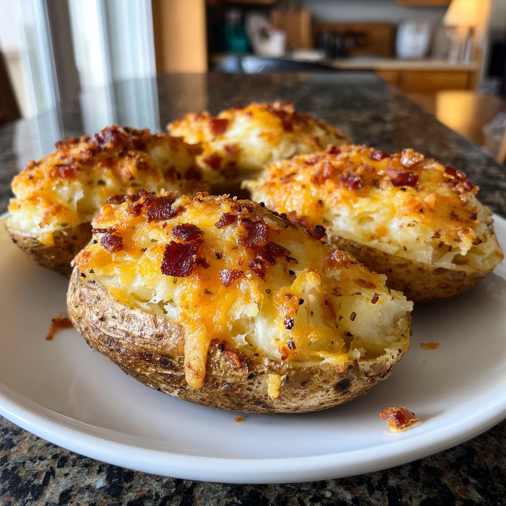 Airfryer Twice-Baked Potatoes