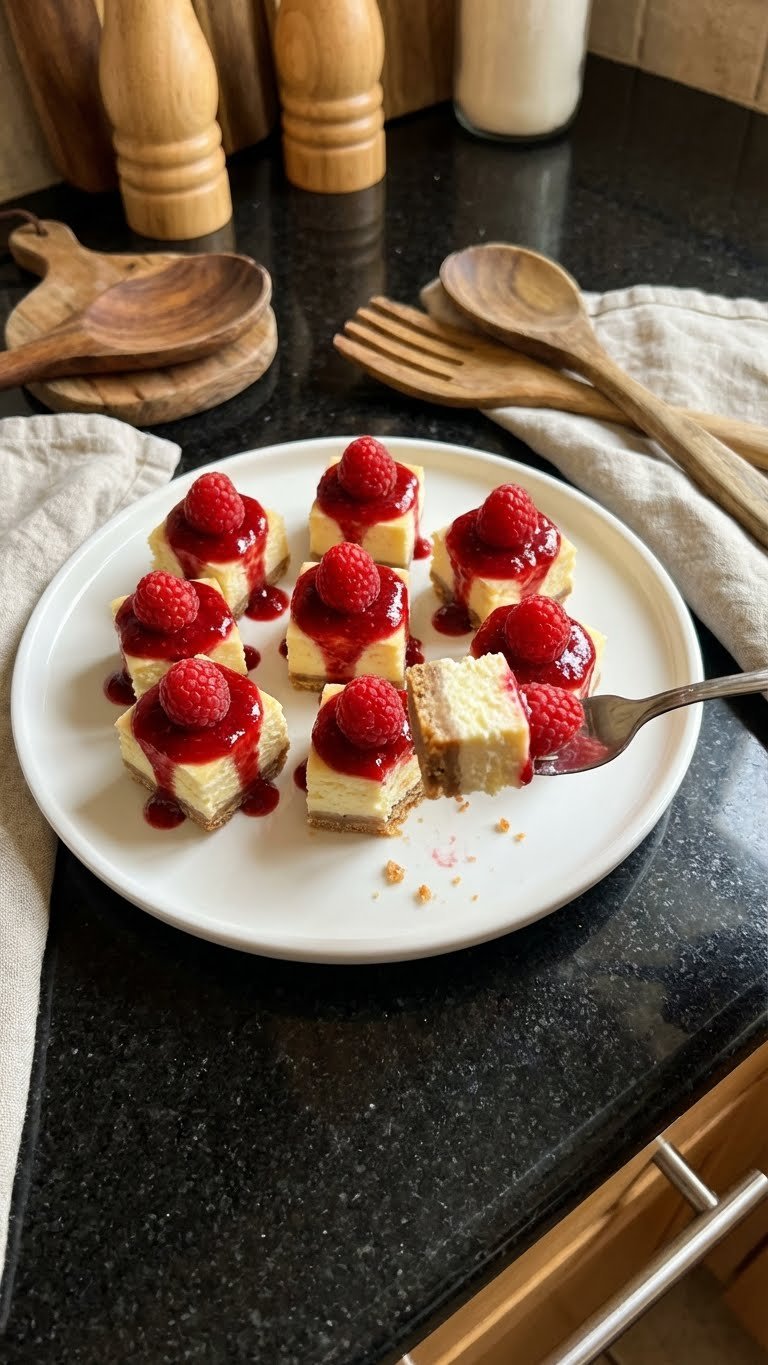 Elegant Cheesecake Bites for Two
